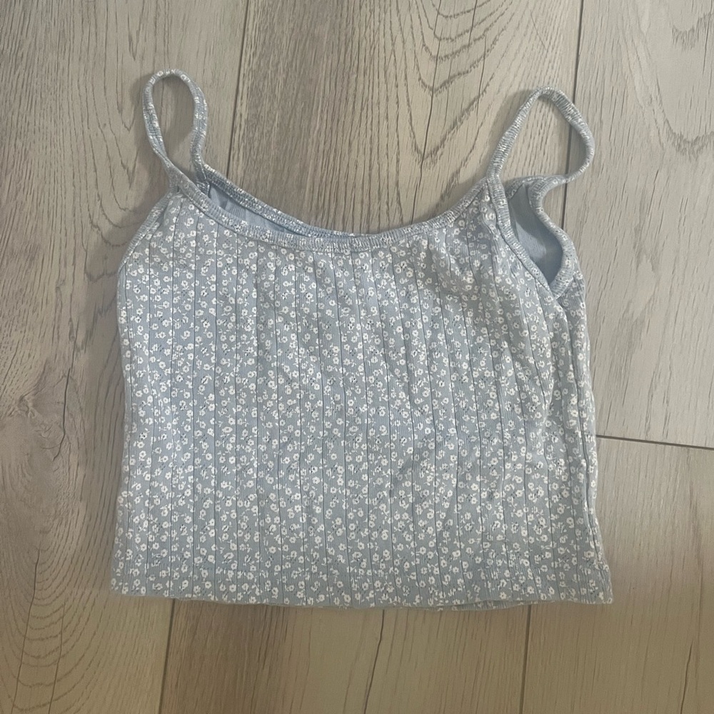New brandy floral tank